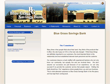 Tablet Screenshot of bluegrassbank.com